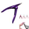 Artificial Gel Tip Manicure Tool, Pedicure Nail Clipper, Fake Acrylic Trimmer Clip, Pink Rose