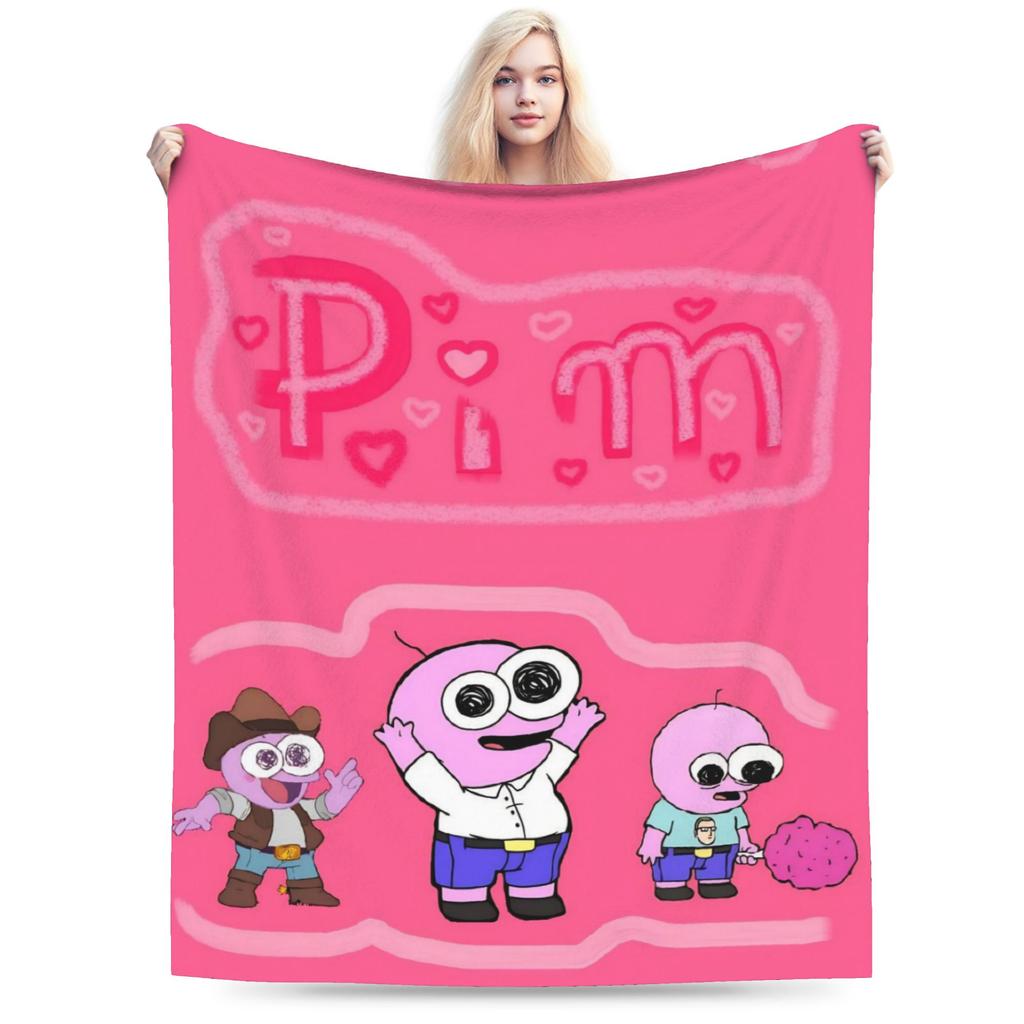 glep smiling friends Gift Blanket For Men Women Warm Cozy Fluffy  Throw Blankets for Bed 50x60 Inches Multiple Sizes