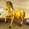 Creative home office business gift horse to success save money piggy bank resin crafts home decoration