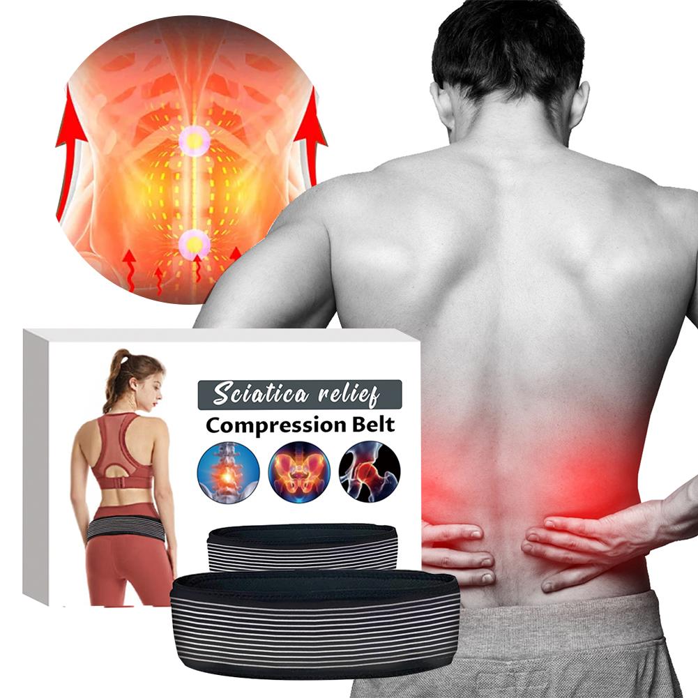 113cm Pelvic Support Belt Breathable Lumbar Vertebra Ache Corrective Band Pain Relief Anti-Slip for Pelvic Bone Correct