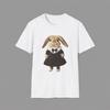 Victorian Bunny Portrait T-Shirt and Kids Tshirt | Vintage Rabbit Dress Graphic Tee