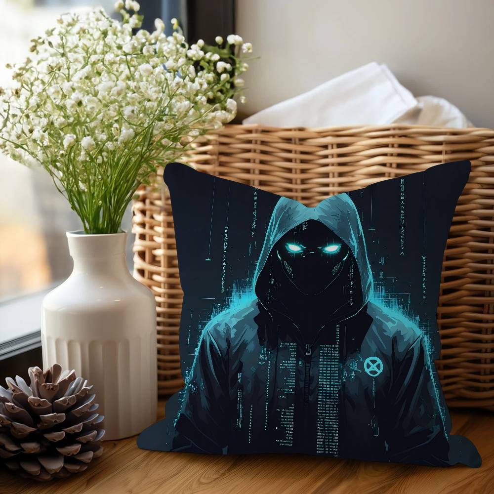 H-Hacker Windshield Pillow Cover Sofa Cushion Cover Home Room Decoration Children Gift