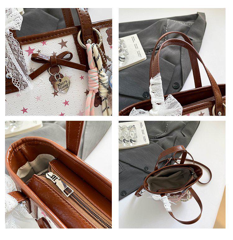 High-End 2025 Light Luxury Handbag: Fashionable, Versatile, Crossbody with Cute Niche Design Print for Women