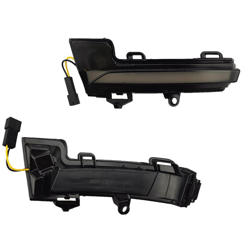 1Pair For VW T-ROC T-corss 2018-2020 Dynamic LED Turn Signal Blinker Mirror Flasher Light For Skoda Octavia Mk3 A7 5E 2012-2018