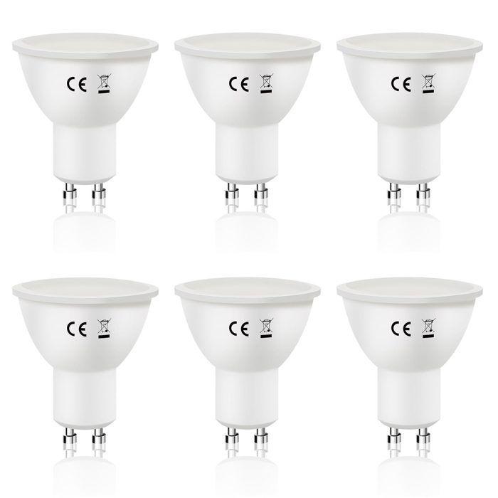 LED Bulb - NETTLIFE - GU10 6W - 5000K (White Cold) - Angle 120° - Non Dimmable