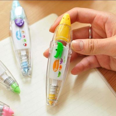 Cute Funny Stationery Push Correction Tape For Students Gifts School Supplies Stationery Kwaii Acessorios