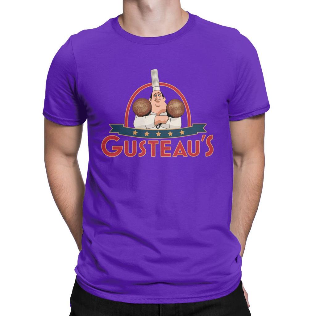 Gusteau S Anyone Can Cook Ratatouille T Shirt Men Chef Cooking Culinary Vintage Tees Crew Neck