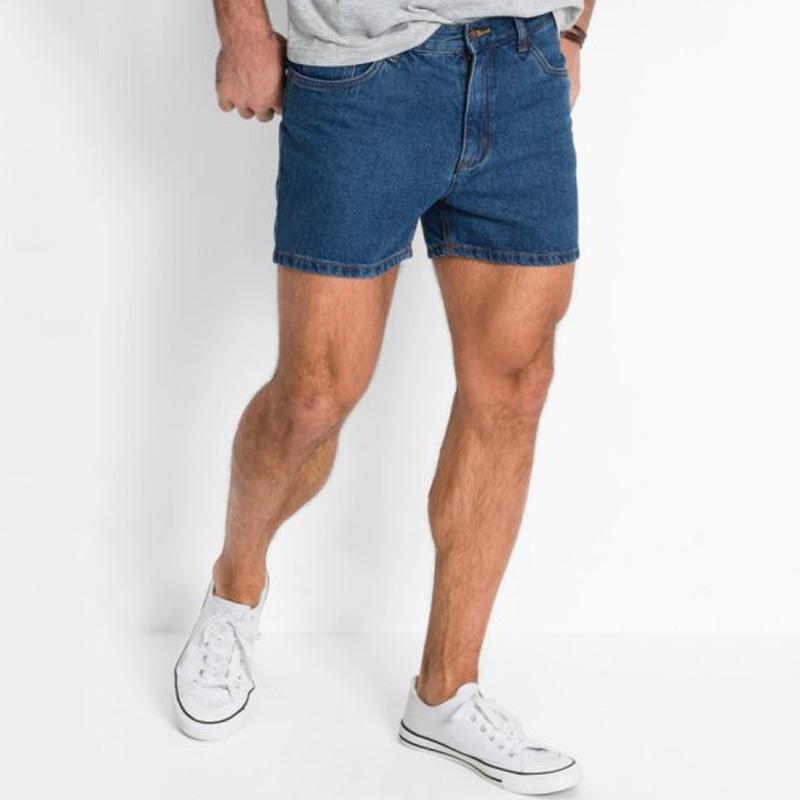 Buy Men Summer Basic Solid Color Button 