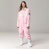 Unisex One-Piece Snowsuit Set Waterproof Windproof Warm Skiing Snowboarding Winter Sports