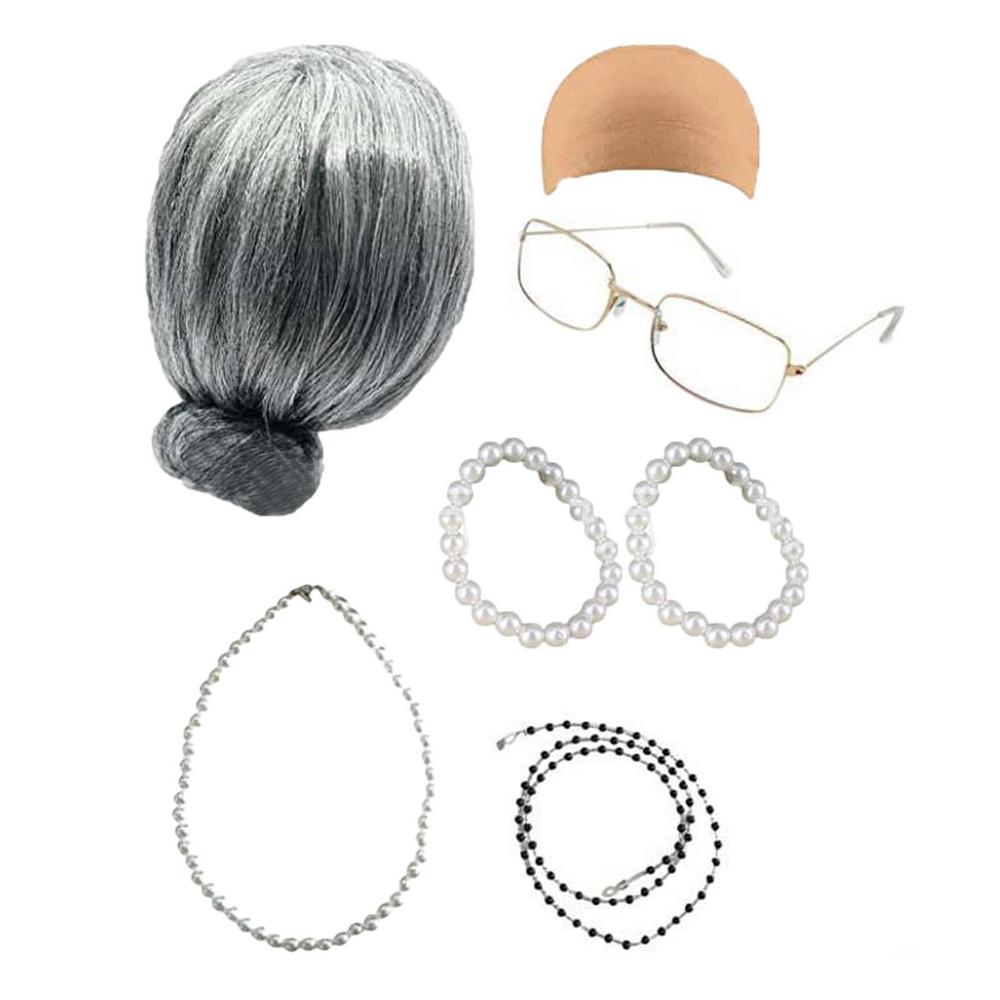 

Костюм бабушки на 100-й день школы, костюм бабушки на 100-й день школы, 7/9 шт.