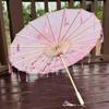 70cm Silk Fabric Tassel Umbrella Chinese Style Ancient Dance Umbrella  Hanfu Photography Prop