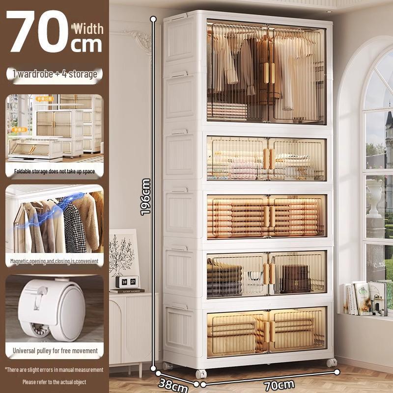 Younai Hängender Kleiderschrank für Kinder: Kleiderschrank für Babykleidung für das Schlafzimmer