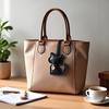 Yogodlns Cute Car Animal Fashion PU Leather Handbag Pendant Colorful Creative Kitty Bag Pendant Bag Hanging