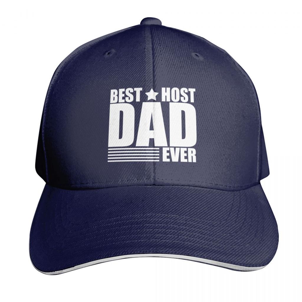 Best Host Dad Ever proud profession funny joke job Baseball Cap Sun Cap Sports Cap foam party Hat Hats For Women Unisexs