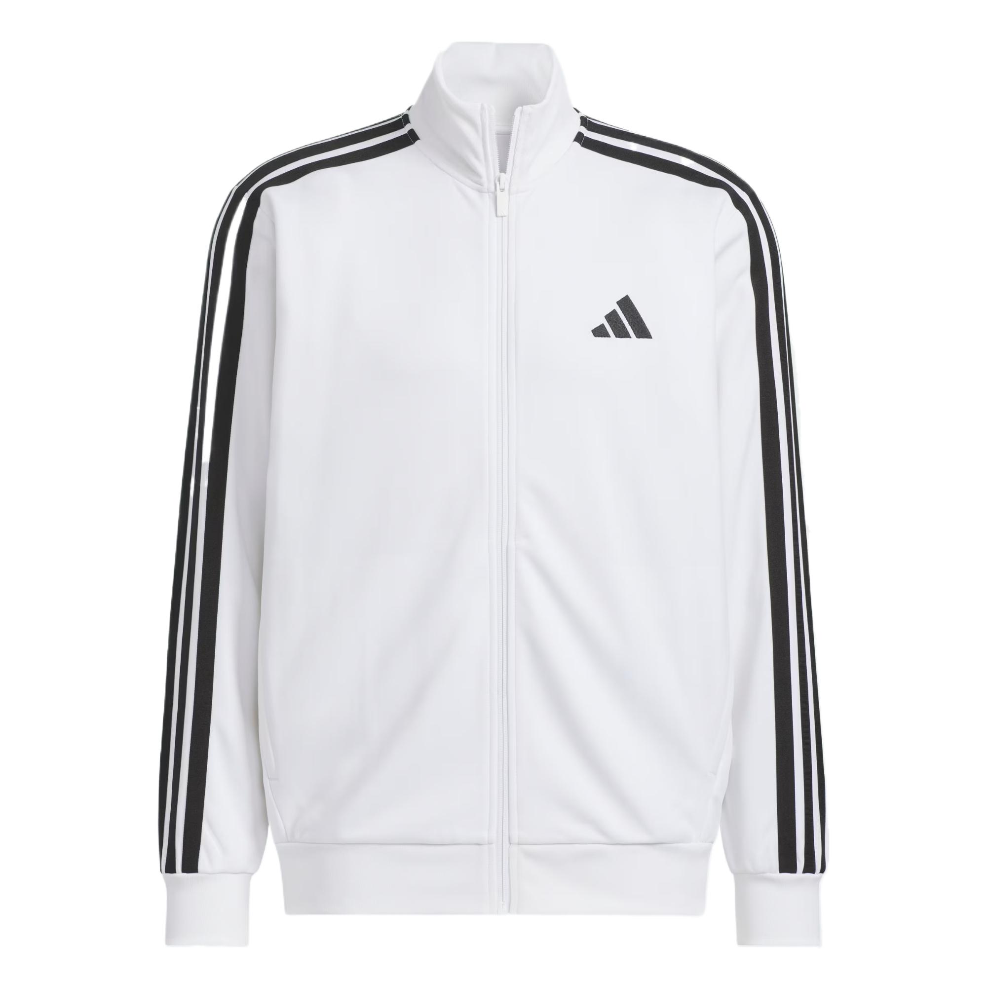 

Adidas Reversible Knitted Comfortable Striped Jacket Men Jacket White JV6979 L