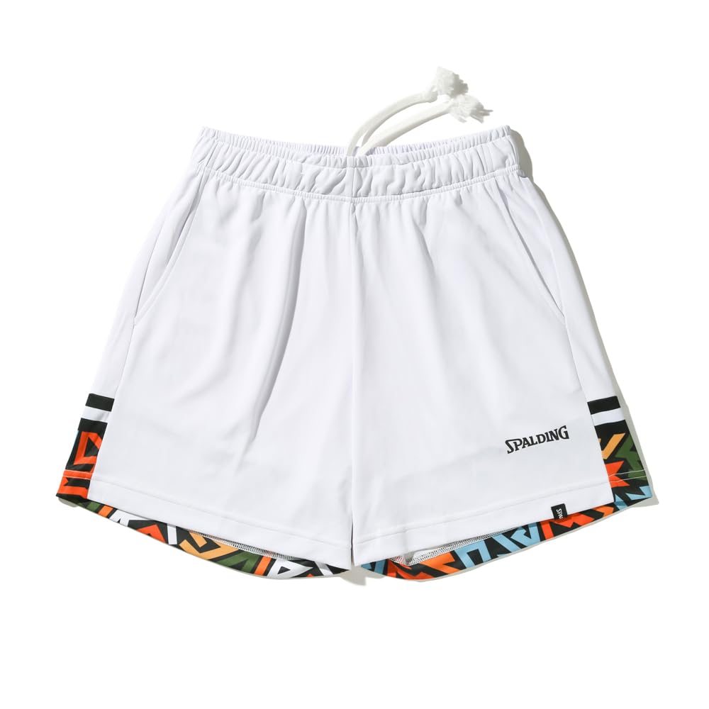 

Spalding Practice Pants, African Batik Hem, White, Size XL (SMP25003)