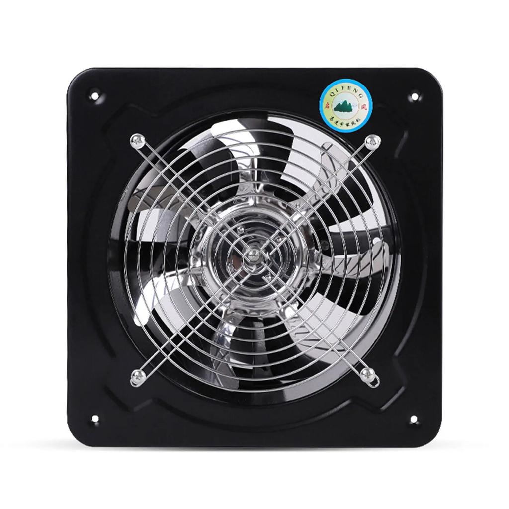 7" Metal Axial Exhaust Fan 50W 2800RPM 110V AC for Kitchen Restaurant Greenhouse Ventilation