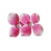 2 Stück Sommer-Haarnadel Farbverlauf Hortensie Doppelblüten-Design Imitation Perlenverzierung Haarspange Pony Seitenhaar Sommer-Haarschmuck