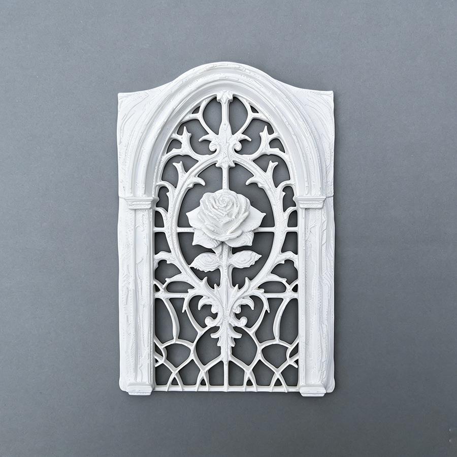 

3D мініатюрне вікно для лялькового будиночка в готичному стилі для універсальних композицій