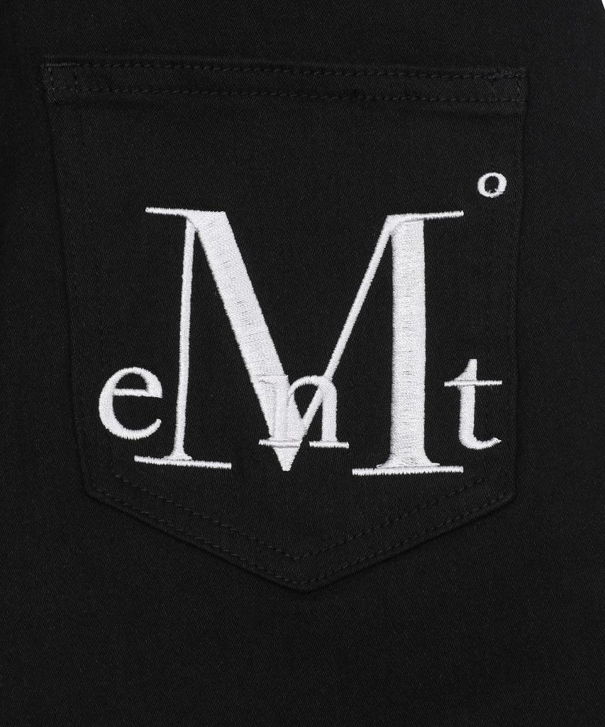 Mucent Pistol Bag Leather Double Cross Wide Cotton Pants