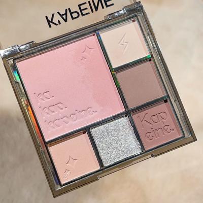 Multi-functional Gradient Six-colour Eyeshadow Palette Pearlescent Matte Fine Shimmer Highlighter Finishing Eyeshadow Palette
