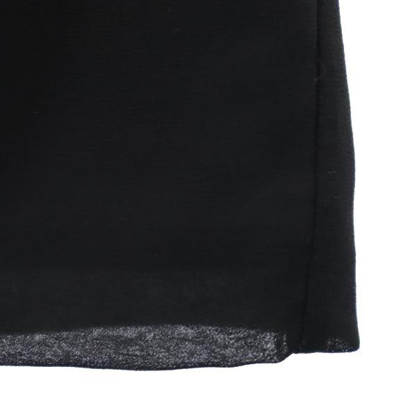 PAOLA FRANI Short sleeve Sleeve frills one piece 38 Black series Women Used