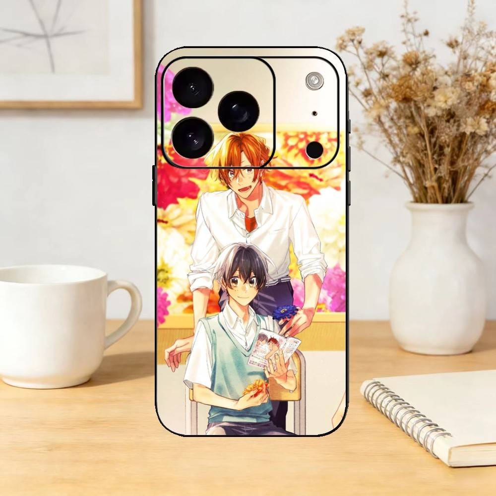 Sasaki To Miyano BL Phone Case Silicone Black Soft For IPhone 17,16,15,14,13,12,11,SE,Plus Pro Max