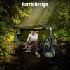 Cort de camping pop-up Pisica de noapte: Cort pentru 1 Persoană Impermeabil Montare Instantanee Ușoară Cort Tip Tunel Potrivit pentru Pliant de Camping (Exclus)