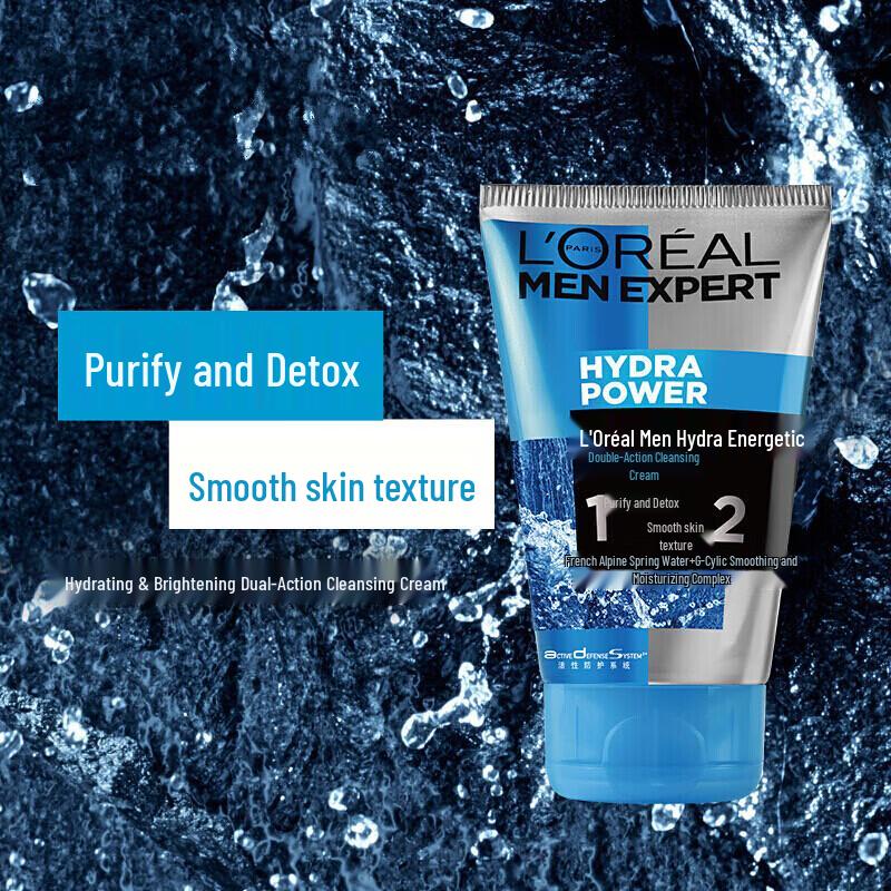 L'Oréal Men's Hydra Energetic Double Effect Cleanser