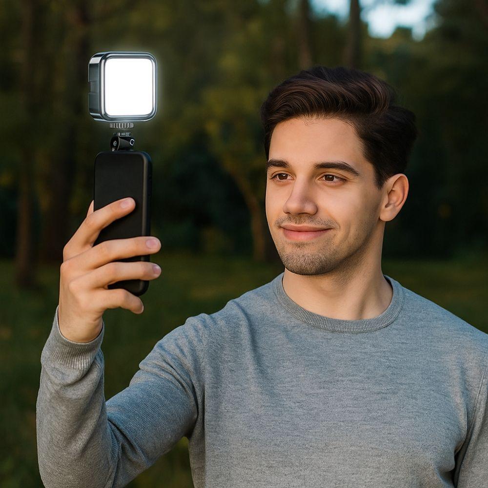 RGB Three-color LED Video Light Portable Photography Lighting Mini Phone Fill Light  Photography