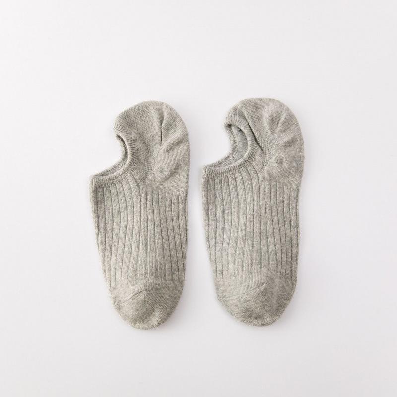 Women's Pure Cotton Ankle Socks - Invisible, Anti-Slip, No Heel Slip, Thin Spring/Summer Style