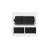 (XL(67x29.5x8.5cm)) Electric Teppanyaki Table Top Non-Stick Plates BBQ Grill