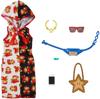 Barbie Storytelling Fashion Pack of Doll Clothes Inspired by Super Hoodie Dress 6 Accessories Gift for 3 to 8 Year Olds Mario & Dolls,