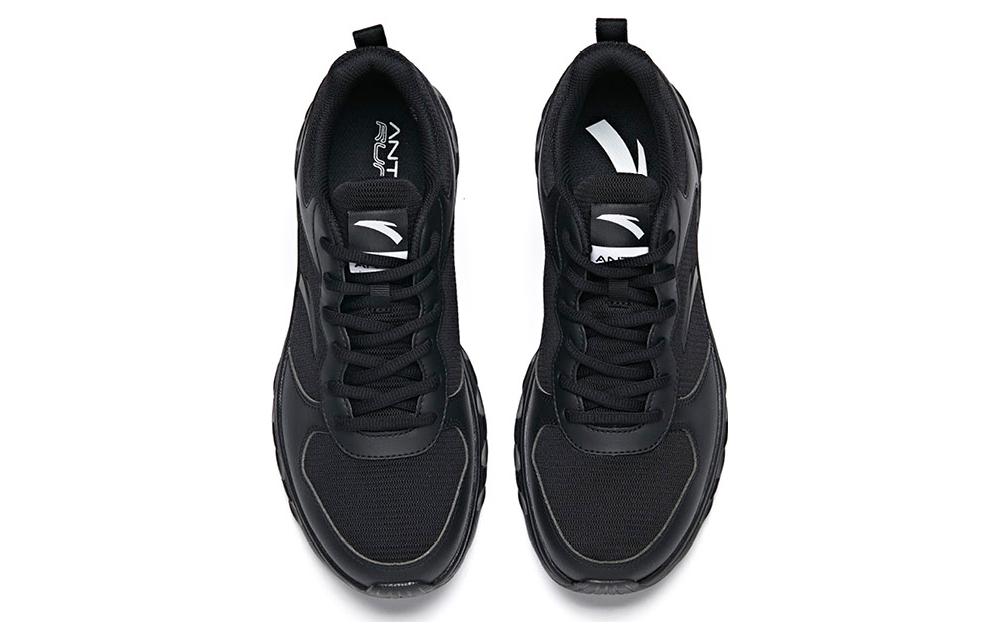Men's Sneakers Anta Classic And Versatile Cushioning Slip Resistant Running Shoes Men's Black