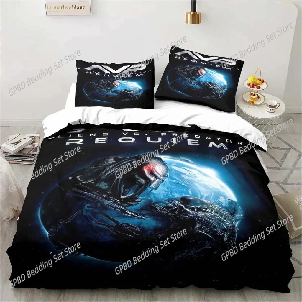 Comforter Alien Vs. Predator Predator Movie Bedding Set Bedroom Soft Modern S Comefortable And