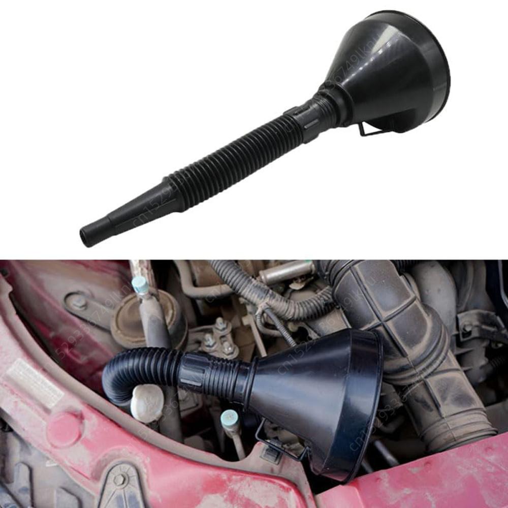 1-3Sets Telescopic Engine Refueling Funnel with Filter Oil Gasoline Container Universal Car Funnel Set for Auto Motorcycle Truck