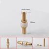 1/8" 1/4" 3/8" 1/2" 3/4" BSPP Male Full Thread Barrel Nipple Bulkhead Brass Connector Water Tank Fitting