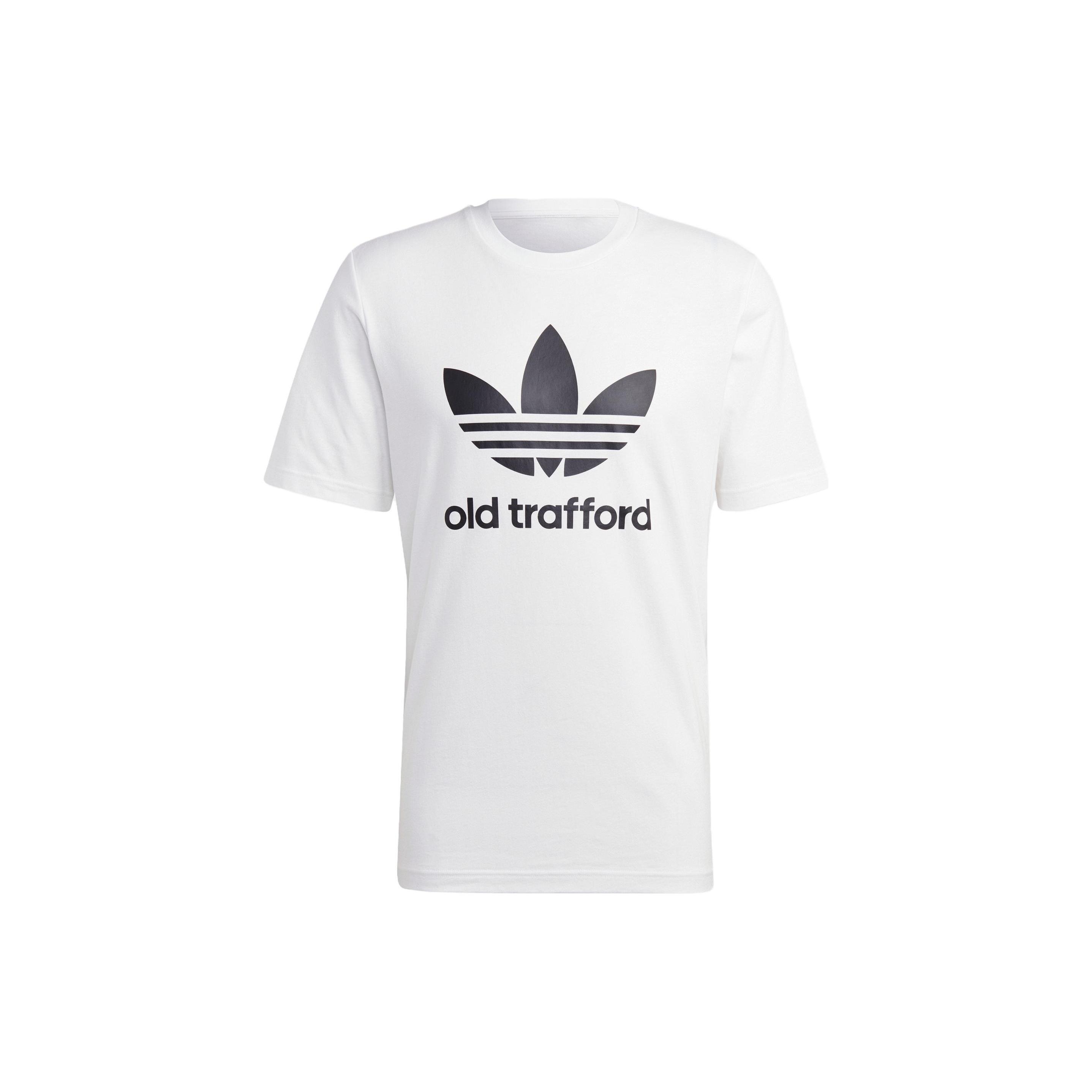 adidas originals Manchester United OG Trefoil T-Shirt White Men s IP5550 S