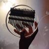 Kalimba, 17 Keys, Transparent Crystal, Thumb Piano, Acrylic Material, with Storage Case (Round Shape)