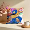 Stylish DDog Manied Cushion Cover Stylish Washable Pillow Cover Ideal for Couch Bedroom Car Decoration