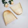 Trendy Knitted Drying Handwoven Bamboo Basket Dustpans Kitchen Supplies Vegetable Storage Tray