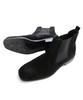 Mellos (Handmade) Square Toe Chelsea Boots - Black Suede
