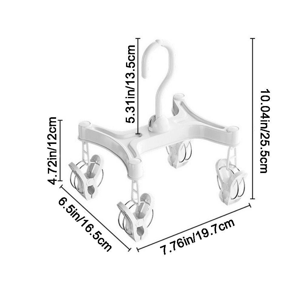 360° Rotatable Underwear Drying Rack Efficient Pants Hanger H Shaped Trouser Hanger  Skirts