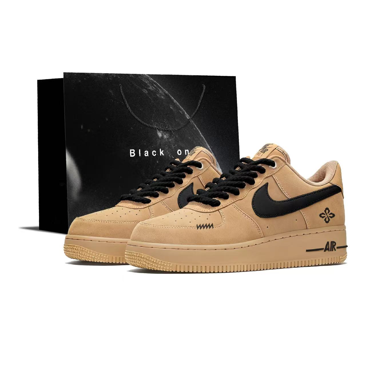 

Nike Air Force 1 Black Brown Warrior Thermal Height Increasing Abrasion Resistant CJ9179-200(Team93-S-BOX) 44