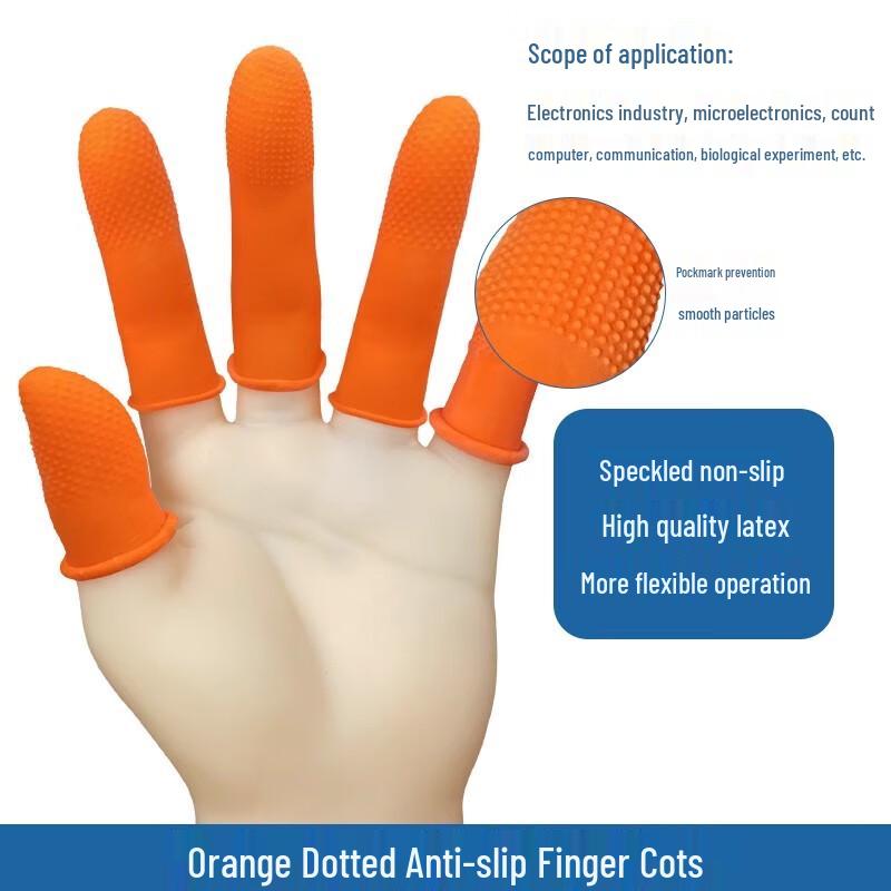 Miaojiayi Disposable Latex Dust-Free Finger Cots