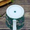 Waza no Kura Kutani Ware Mug, Plum Blossom Design, High-Quality Pottery, Made in Japan, Perfect as a Gift for 77th Birthdays