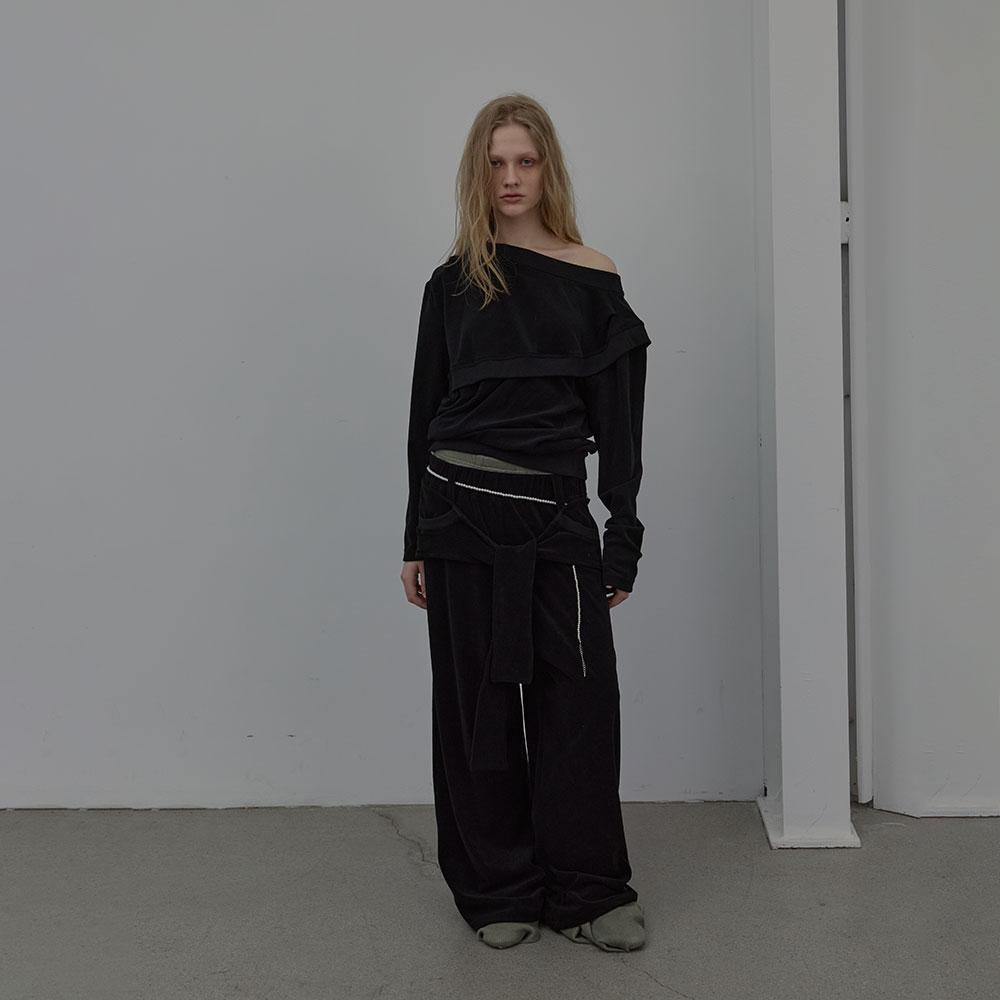 LCDC™ Tied Detail Jersey Pants (Black)