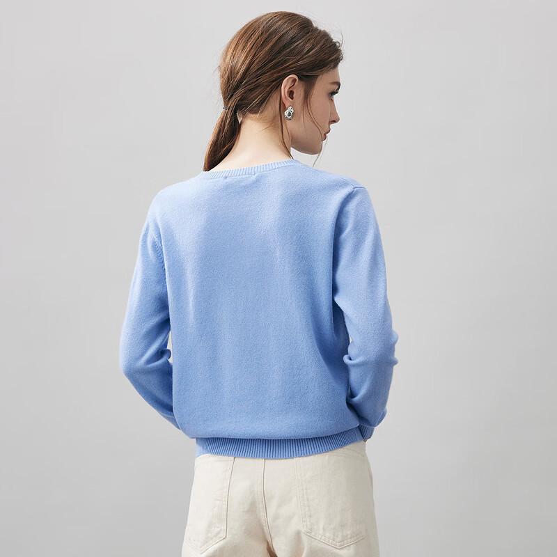 Kemeng Boka Women's 100% Cashmere Sleeveless Round Neck Sweater