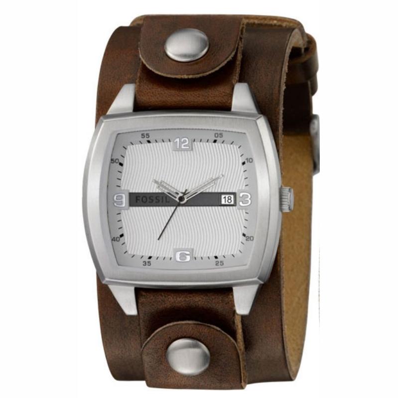 Fossil Men`s Quartz Watch Leather 40mm
