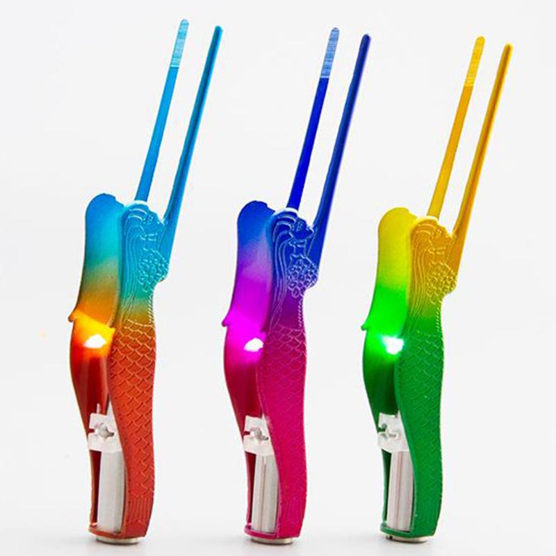 Baby Ear Cleaner Tweezer Soft Ear Picks Led Flash Light Ear Wax Curette Picker Ear Cleaning Tools Ear Wax Dog Removal Earpick